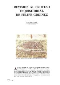 Revisión al proceso inquisitorial de Felipe Godínez