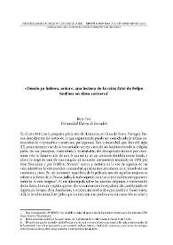 'Siendo yo hebrea, señor' : una lectura de 'La reina Ester' de Felipe Godínez en clave conversa