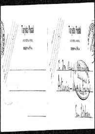 Tarjeta postal de Álvaro a Rafael Altamira. Santander 16 de agosto de 1903