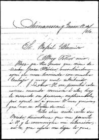 Carta de Aquilino Méndez a Rafael Altamira. Chinameca, 17 de enero de 1910