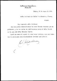 Carta de Victoriano Salado Álbarez [sic.] a Rafael Altamira. México, 21 de enero de 1910