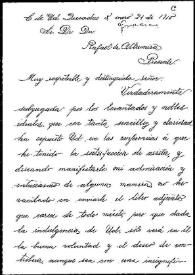 Carta de Dolores Sotomayor a Rafael Altamira. 24 de enero de 1910