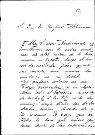 Carta de Eduardo López de Hierro a Rafael Altamira. Buenos Aires, 9 de agosto de 1909