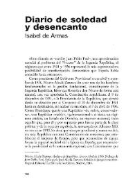 Diario de soledad y desencanto