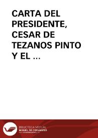 Carta del presidente, César de Tezanos Pinto y el secretario, Marcos Snella del Centro de Estudiantes de Derecho a Rafael Altamira, 1 de octubre de...