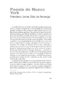 Poesía de Nueva York