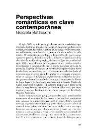 Perspectivas románticas en clave contemporánea