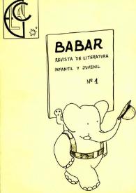 Babar : revista de literatura infantil y juvenil. Núm. 1, marzo 1989
