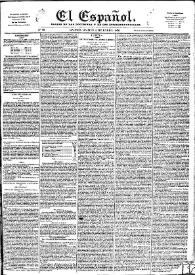 El Español : diario de las doctrinas y los intereses sociales. Núm. 66, martes 5 de enero de 1836