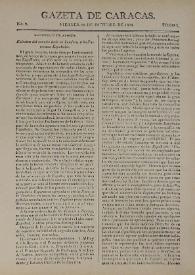 Gazeta de Caracas. Núm. 2, viernes 28 de octubre de 1808