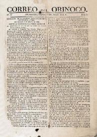 Correo del Orinoco. Núm. 2, 4 de julio de 1818
