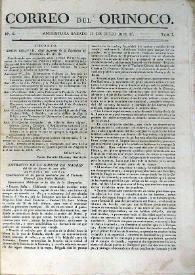 Correo del Orinoco. Núm. 3, 11 de julio de 1818