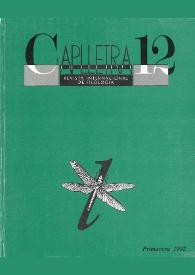Caplletra: Revista Internacional de Filologia. Núm. 12, primavera de 1992