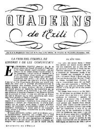Quaderns de l'exili. Any I, núm. 3, novembre 1943