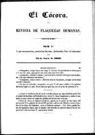 El Cócora. Núm. 7, 28 de junio de 1860