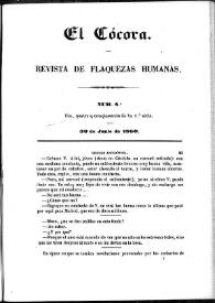 El Cócora. Núm. 8, 30 de junio de 1860