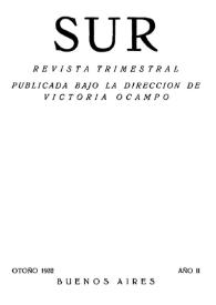 Sur : revista trimestral. Año II, otoño 1932