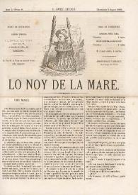 Lo noy de la mare. Any 1, núm. 9 (5 agost 1866)
