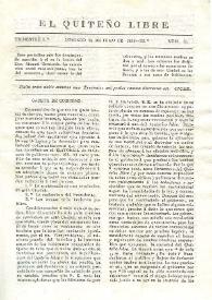 El quiteño libre. Año I, trimestre I, núm. 11, domingo 21 de julio de 1833