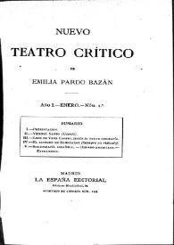 Nuevo Teatro Crítico. Año I, núm. 1, enero de 1891