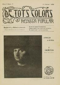 De tots colors : revista popular. Any I núm. 7 (14 febrer 1908)