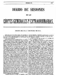 Diario de sesiones de las Cortes Generales y Extraordinarias. 1811. Núm. 97 (01-01-1811) al núm. 454 (31-12-1811)