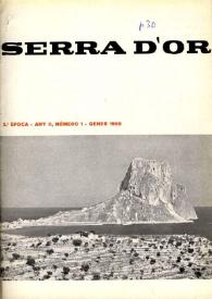 Serra d'Or. Any II, núm. 1, gener 1960