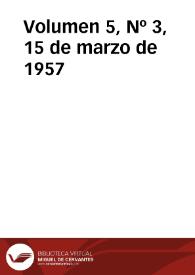 Ibérica por la libertad. Volumen 5, Nº 3, 15 de marzo de 1957