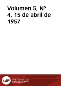 Ibérica por la libertad. Volumen 5, Nº 4, 15 de abril de 1957