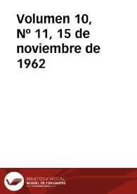 Ibérica por la libertad. Volumen 10, Nº 11, 15 de noviembre de 1962