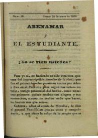 Abenamar y el estudiante. Núm. 16, jueves 24 de enero de 1839