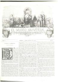 El museo universal. Núm. 3, Madrid 15 de febrero de 1857, Año I
