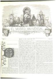 El museo universal. Núm. 4, Madrid 28 de febrero de 1857, Año I