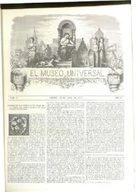 El museo universal. Núm. 8, Madrid 30 de abril de 1857, Año I