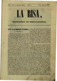 La risa : enciclopedia de extravagancias. Tom. I, Núm. 3º, 16 de abril de 1843