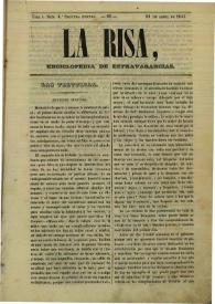 La risa : enciclopedia de extravagancias. Tom. I, Núm. 4º, 23 de abril de 1843