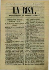 La risa : enciclopedia de extravagancias. Tom. I, Núm. 5º, 30 de abril de 1843