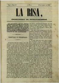 La risa : enciclopedia de extravagancias. Tom. I, Núm. 8º, 21 de mayo de 1843
