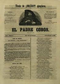 El padre Cobos. Año I, Número I, 24 de setiembre de 1854 [sic]