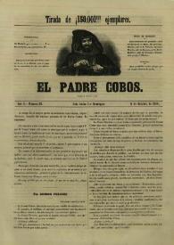 El padre Cobos. Año I, Número III, 8 de octubre de 1854