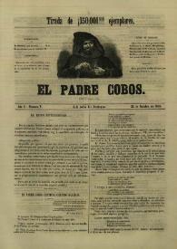 El padre Cobos. Año I, Número V, 22 de octubre de 1854