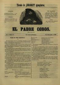 El padre Cobos. Año I, Número X, 26 de noviembre de 1854