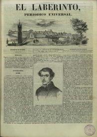 El laberinto. Núm. 1, miércoles 1º de noviembre 1845