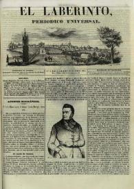 El laberinto. Núm. 6, martes 16 de enero 1844