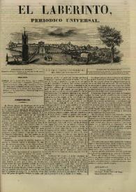 El laberinto. Núm. 8, viernes 16 de febrero 1844