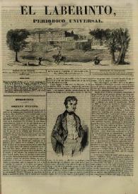 El laberinto. Núm. 9, viernes 1º de marzo 1844