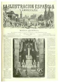 La Ilustración española y americana. Año XIV. Núm. 10, mayo 10 de 1870