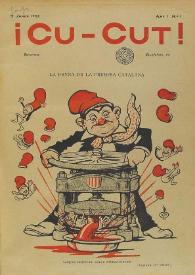 ¡Cu-cut!. Any I, núm. 1, 2 janer [sic] 1902