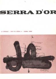 Serra d'Or. Any IV, núm. 4, abril 1962