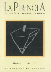 La Perinola : revista de investigación quevediana. Núm. 1, 1997